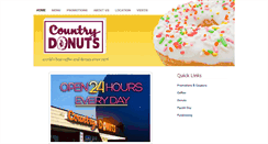 Desktop Screenshot of countrydonuts.net